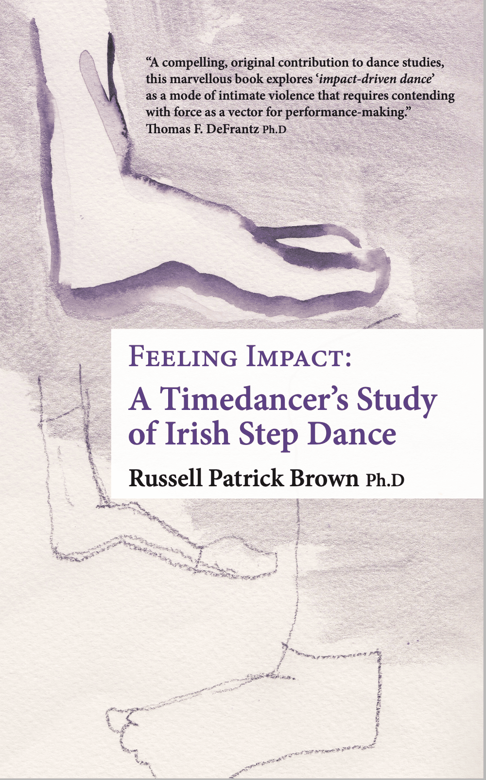 Feeling Impact book cover with a review quote